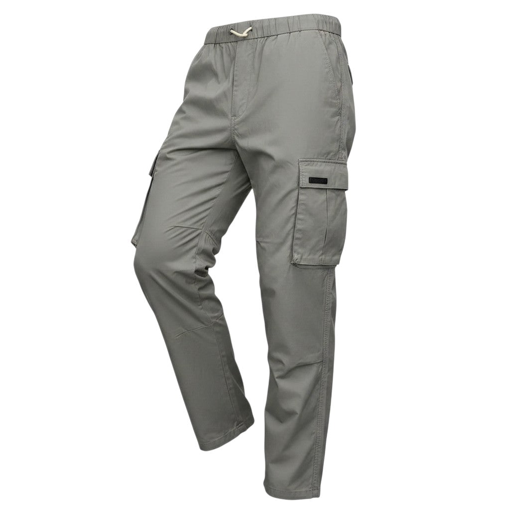 Olive Green Multi-Pocket Cargo Jogger Trousers