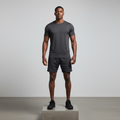 Charcoal Plain Athletic T-Shirt - Model Shot