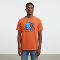 Orange Star Graphic Tee - Model Front View