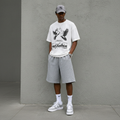 Out of Office Co-ord Set White – Model Shot