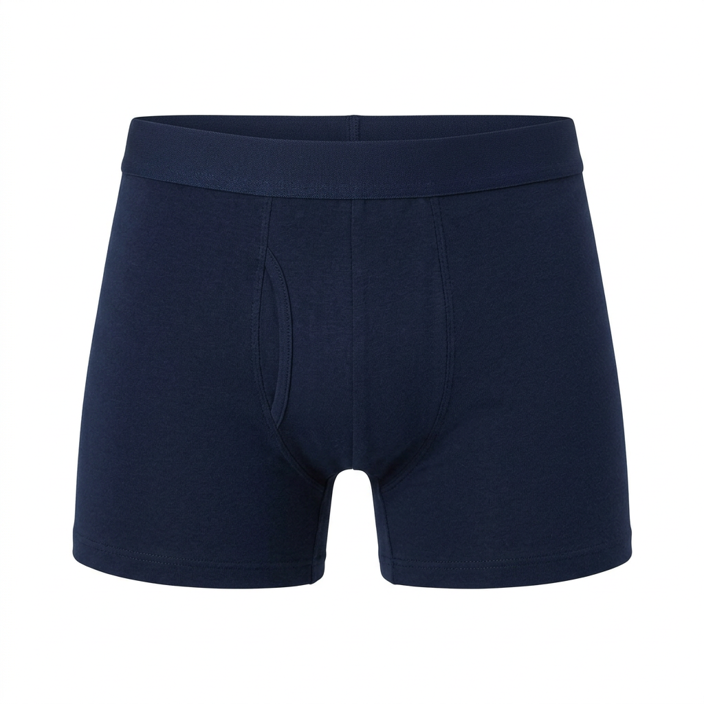 AI-generated navy boxer briefs preview