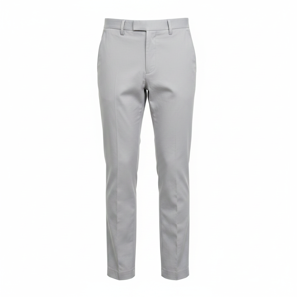 Men's Slim Straight-Leg Trousers – Ghost Mannequin Grey