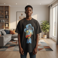 Abstract Duck Graphic Tee - Front View