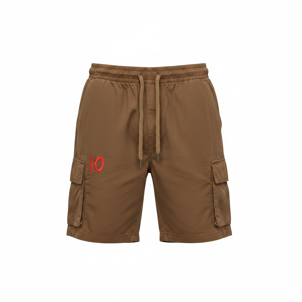 Men's Cargo Shorts – Ghost Mannequin Mocha Brown