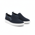 Clarks Navy Suede Slip-On Men's Sneaker - Ghost Mannequin
