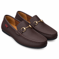 Dark Brown Leather Horsebit Loafer – Catalog Shot