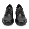 Teens Boys Lace-Up Leather School Shoe – Black Ghost Mannequin