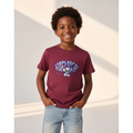 Nigerian boy model wearing Kids Hip Hop Graphic Tee