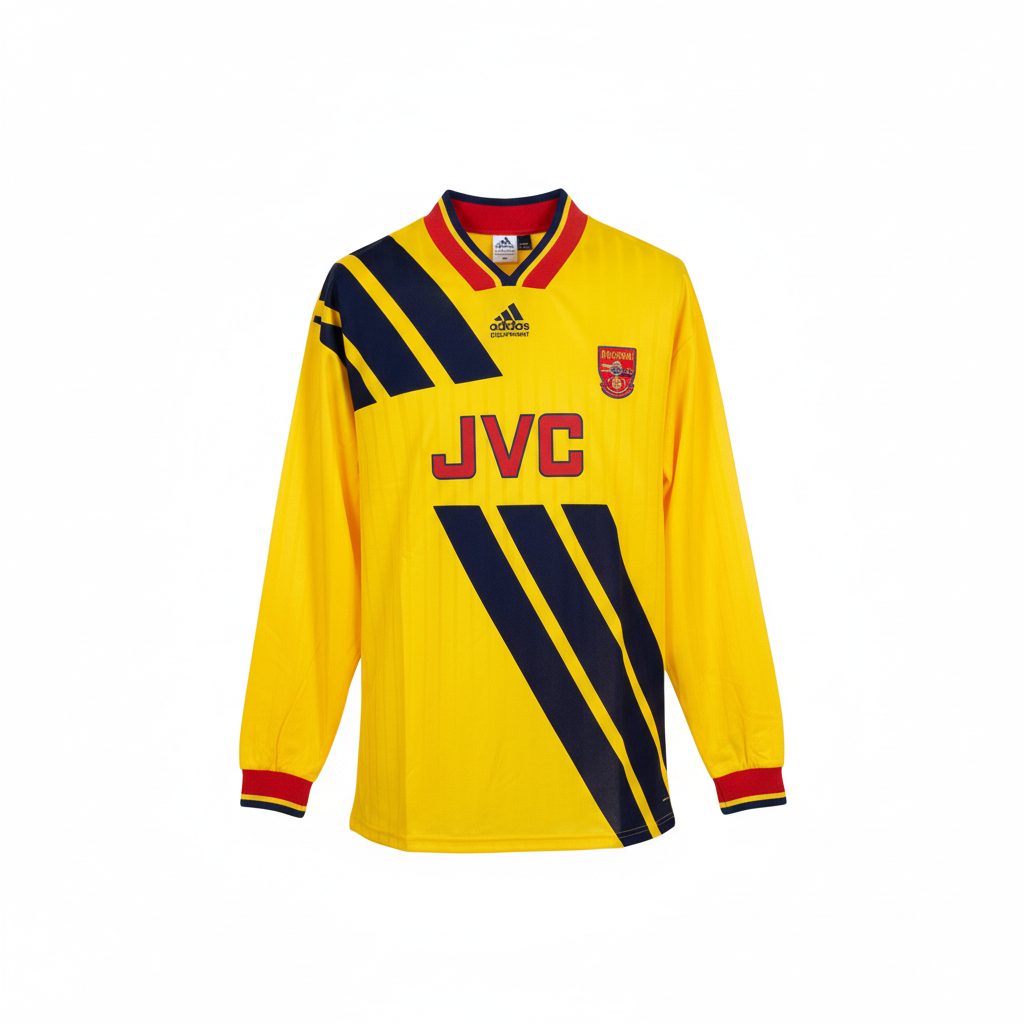 Yellow Retro Long Sleeve Away Jersey – Ghost Mannequin