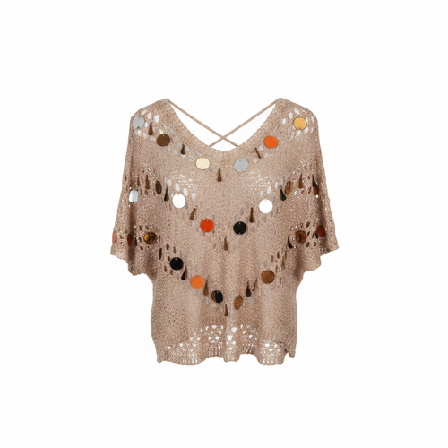 Ghost Mannequin – Mirror Crochet Lace Top