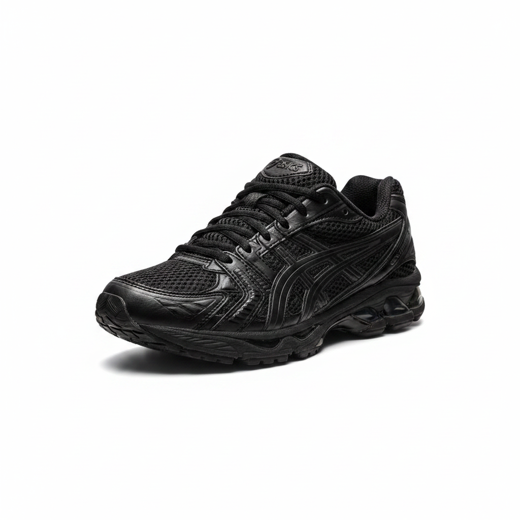 ASICS Gel-Kayano 14 Triple Black - Ghost Mannequin