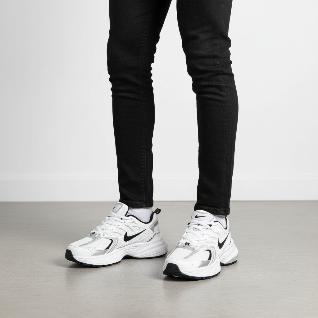 Nike V2K Run White - Model Shot