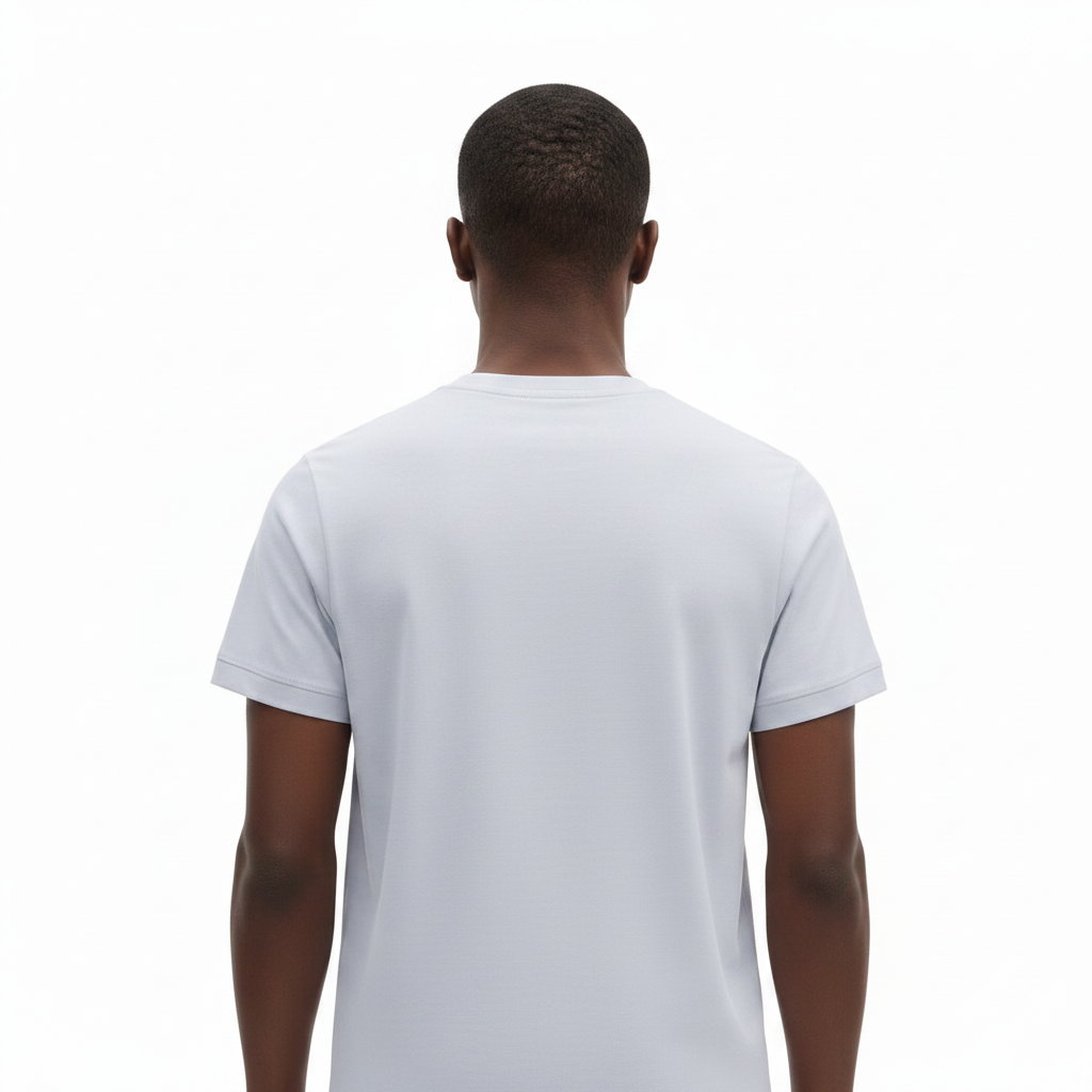 Essential Crew Neck Tee - Back View