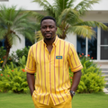 Men's Luxury Casual Shirt - Nigerian Male Model