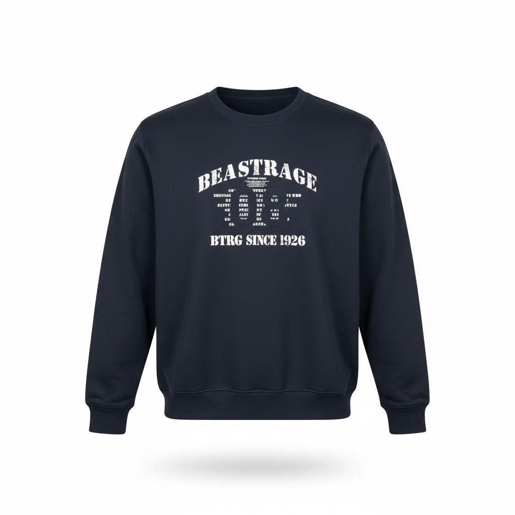Beastrage Sweatshirt Navy – Ghost Mannequin