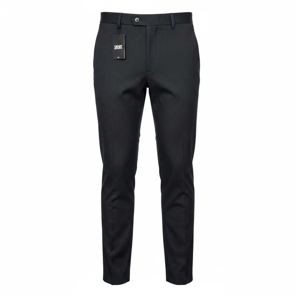 Men's Slim Dress Trousers – Ghost Mannequin Navy