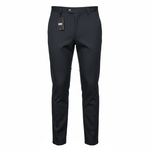 Men's Slim Dress Trousers – Ghost Mannequin Navy