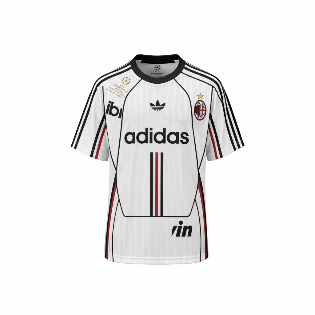 Gidi Clothing Men's Football Jersey - Ghost Mannequin