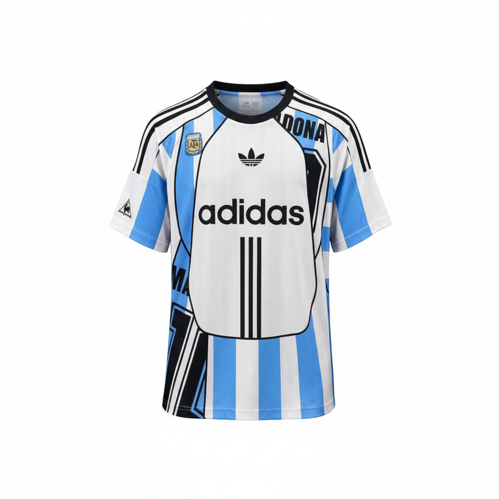 Argentina x Adidas Originals Maradona 10 Tribute Jersey – Ghost Mannequin