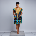 Short Bubu Gown – Model Shot