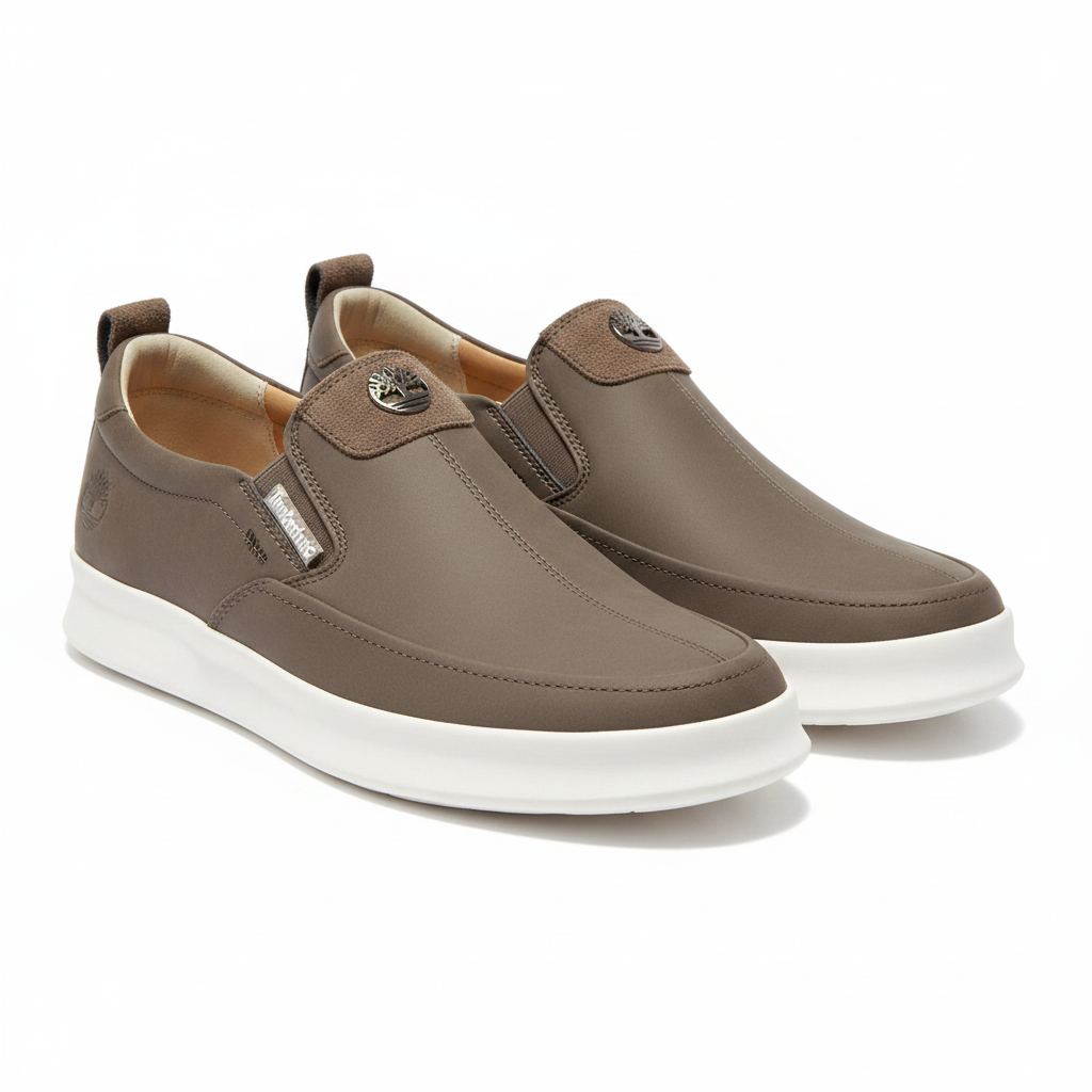 Timberland Taupe Nubuck Slip-On Sneaker - Ghost Mannequin