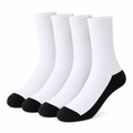 Black & White School Crew Socks – Pack Shot