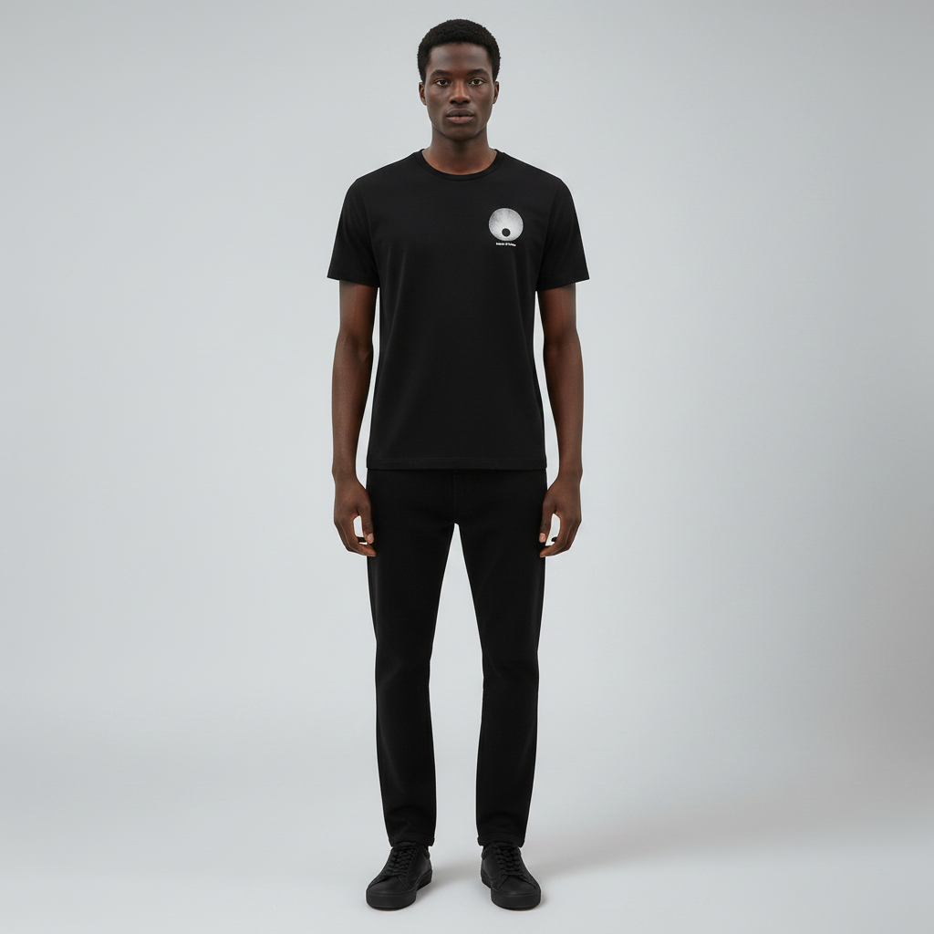 Orb Logo Charcoal Minimal Tee