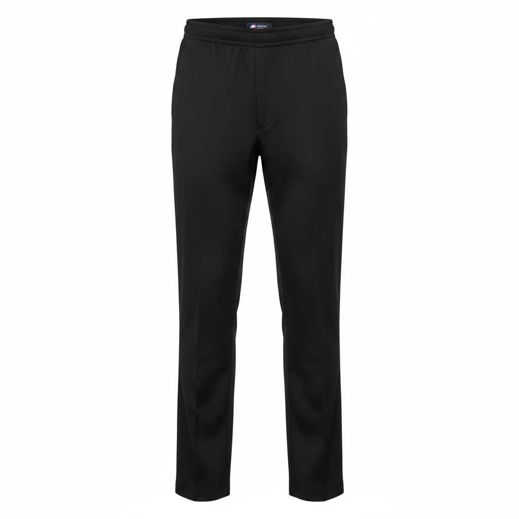Men's Black Straight-Leg Track Trousers – Ghost Mannequin