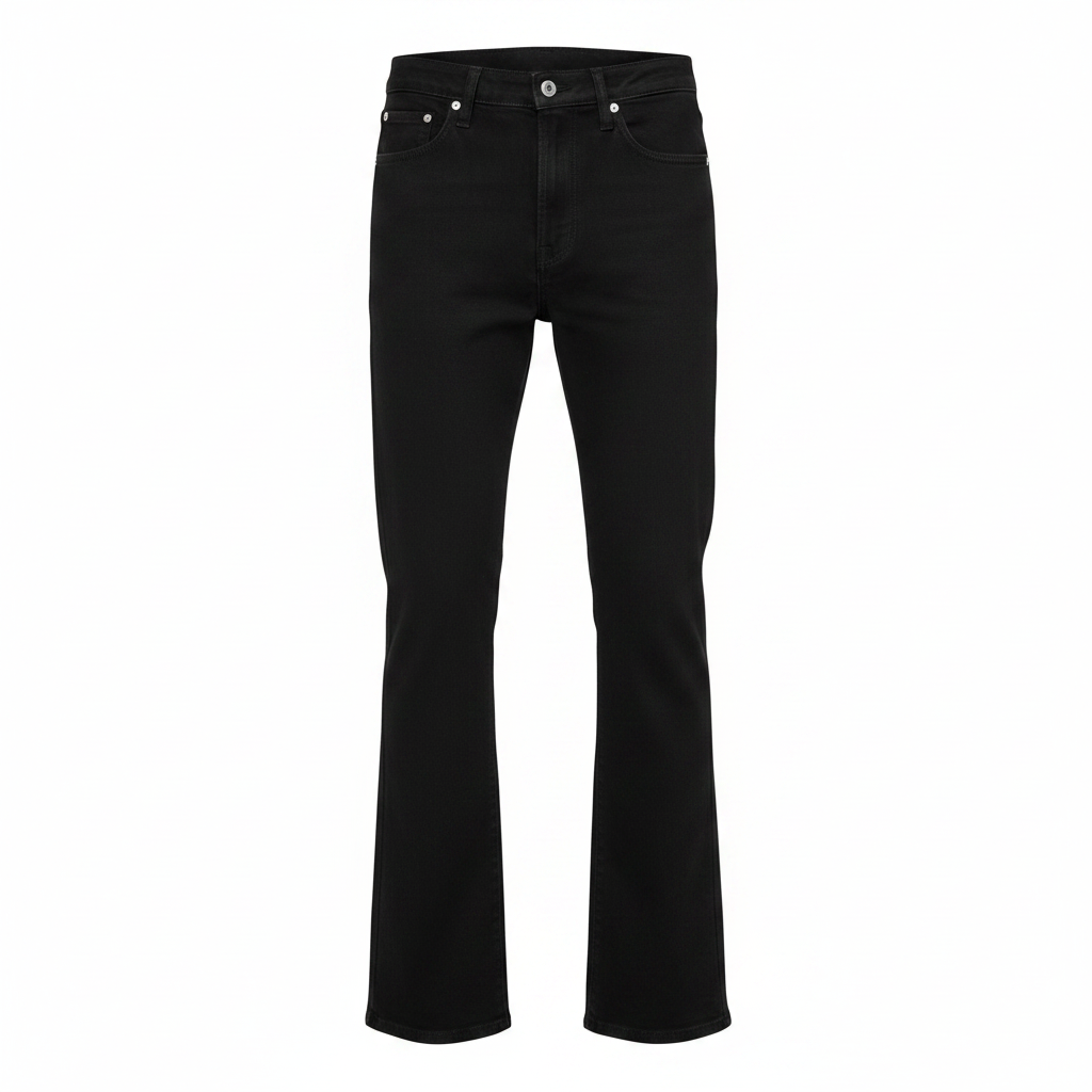 Black Flare Bootcut Denim Jeans – Ghost Mannequin