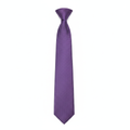 Men's solid purple woven necktie ghost mannequin white background
