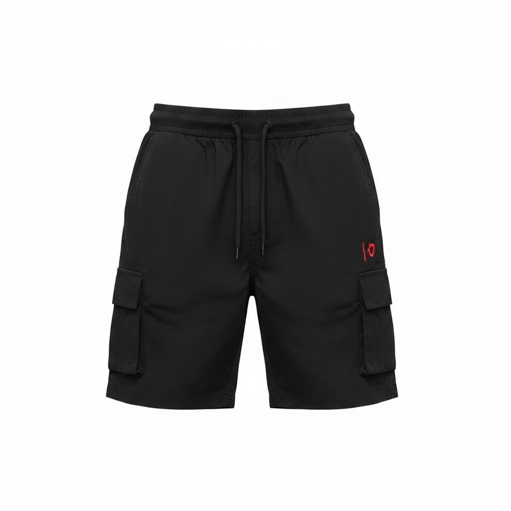 Men's Cargo Shorts – Ghost Mannequin Black