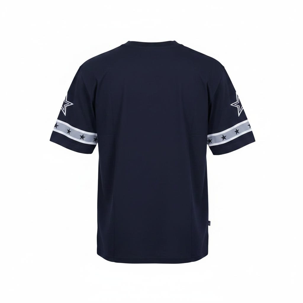 Navy Varsity 24 Graphic Short-Sleeved Shirt - Ghost Mannequin Back