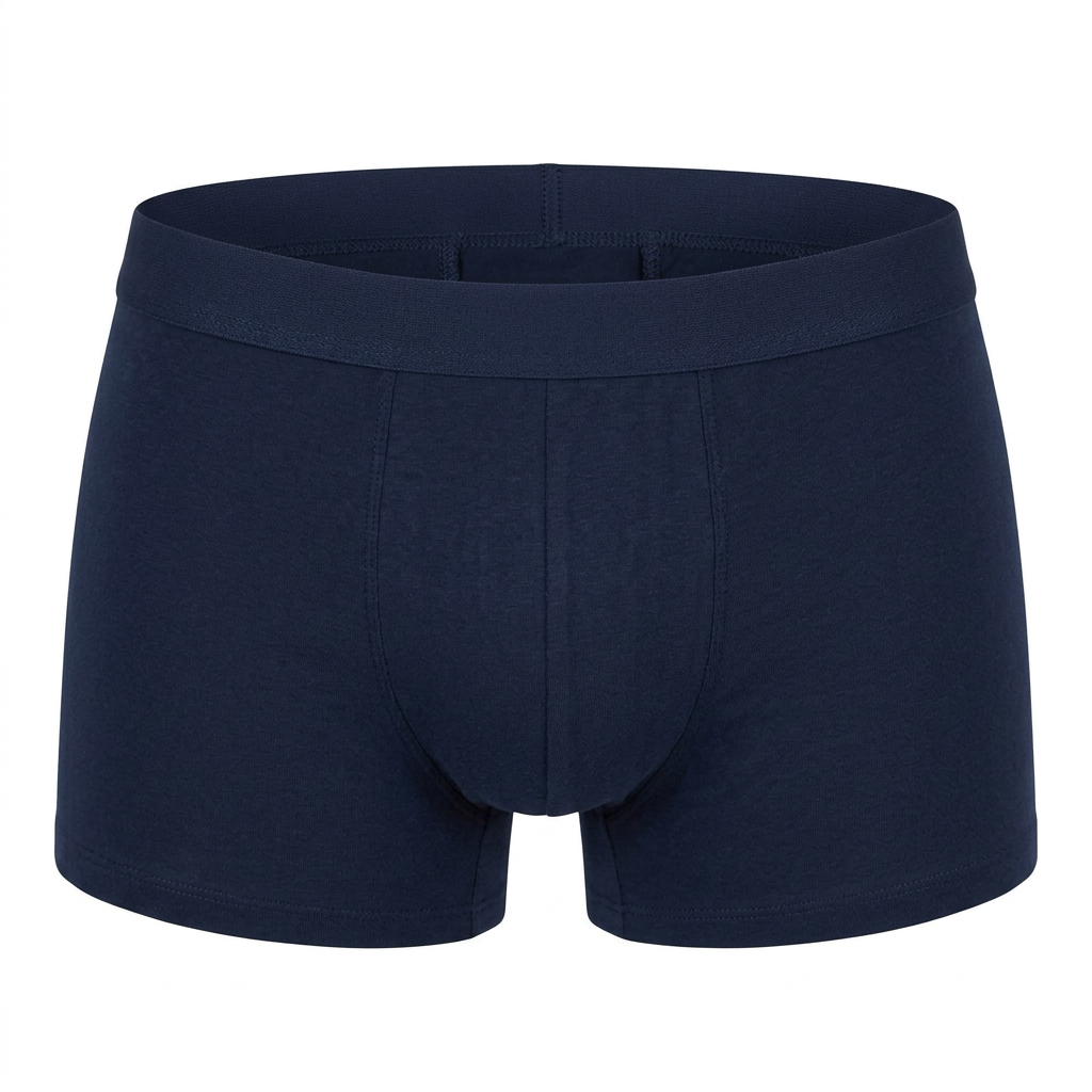 AI-generated navy boxer briefs