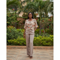Model Shot – Mirror Crochet Lace Top