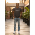 Marc O'Polo Est. Tee Dark Grey – Front Model View