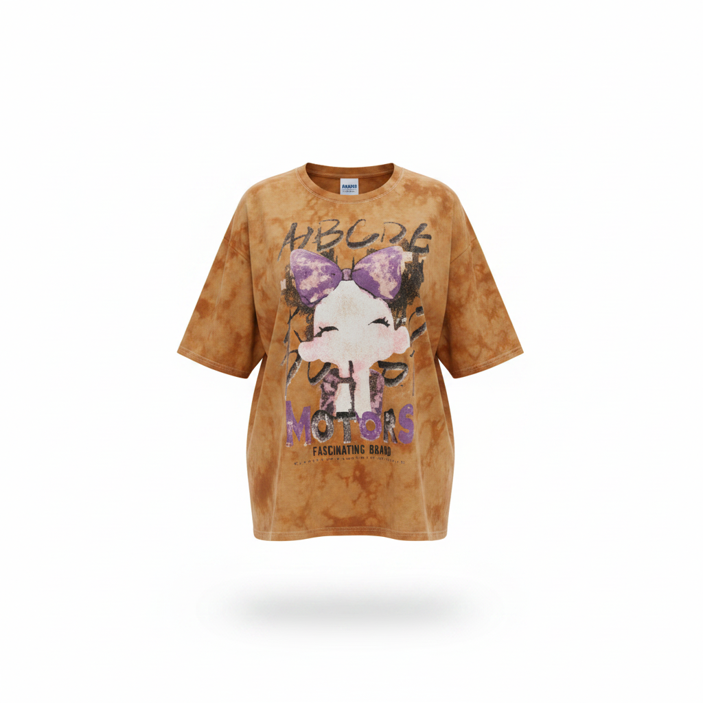 Women's Bleach Acid Wash Grunge Tee — Ghost Mannequin