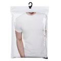 White cotton undershirt packaging without text or printed colour panels