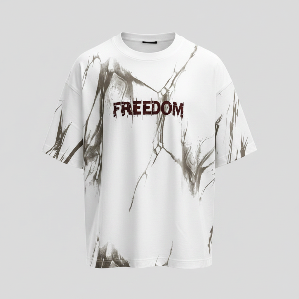 Ghost mannequin view of the round-neck polo shirt