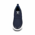 LV Navy Mesh Slip-On Sneaker - Ghost Mannequin