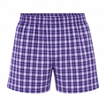 Purple Navy Plaid Men's Woven Boxer Shorts – Ghost Mannequin
