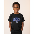 Nigerian boy model wearing Kids Hip Hop Graphic Tee