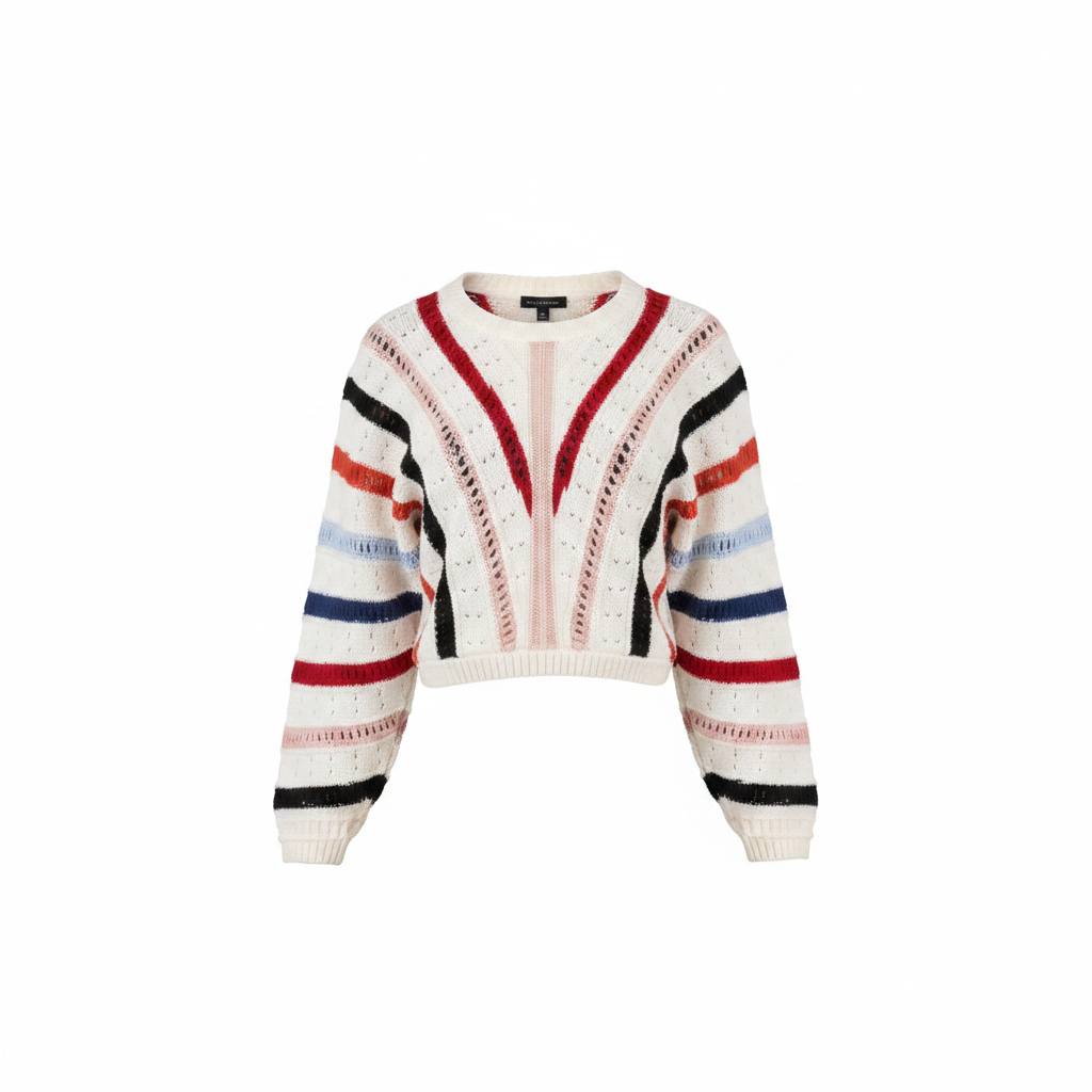 Ghost Mannequin – Striped Knit Top