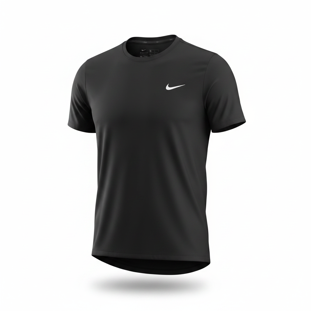 Men's Black Short-Sleeve Athletic Performance T-Shirt – Ghost Mannequin