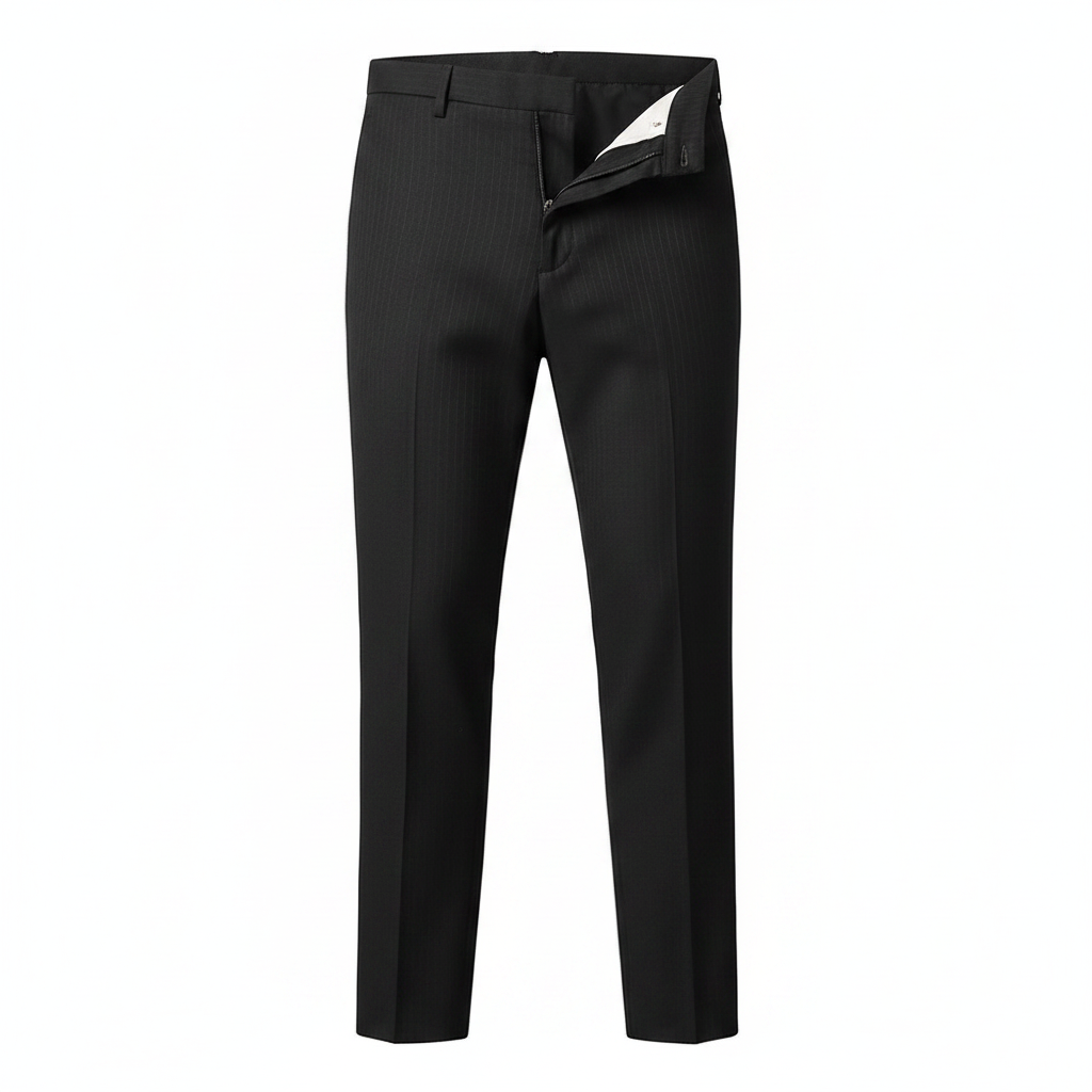 Men's Slim Black Trousers – Ghost Mannequin
