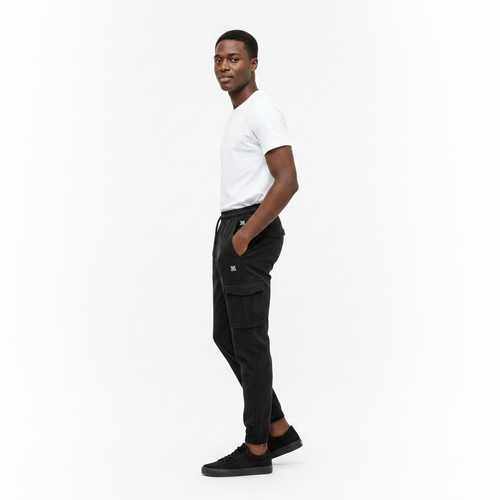 Black Cargo Jogger - Square