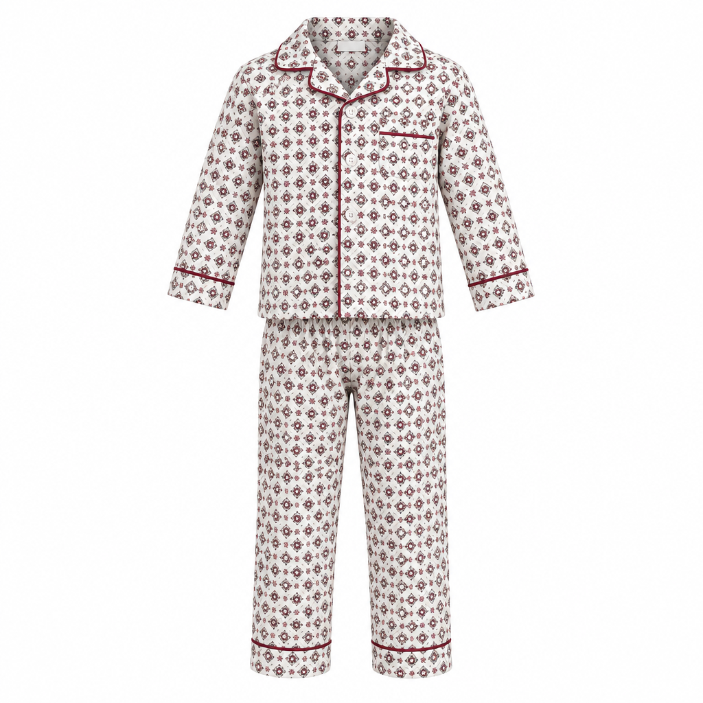 Geometric Print Unisex 2-in-1 Children's Pyjama Set – Ghost Mannequin