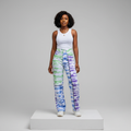 Tie-Dye Wide-Leg Trousers – Front Model