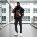 Richer Than NYX Graphic Hoodie – Model Shot