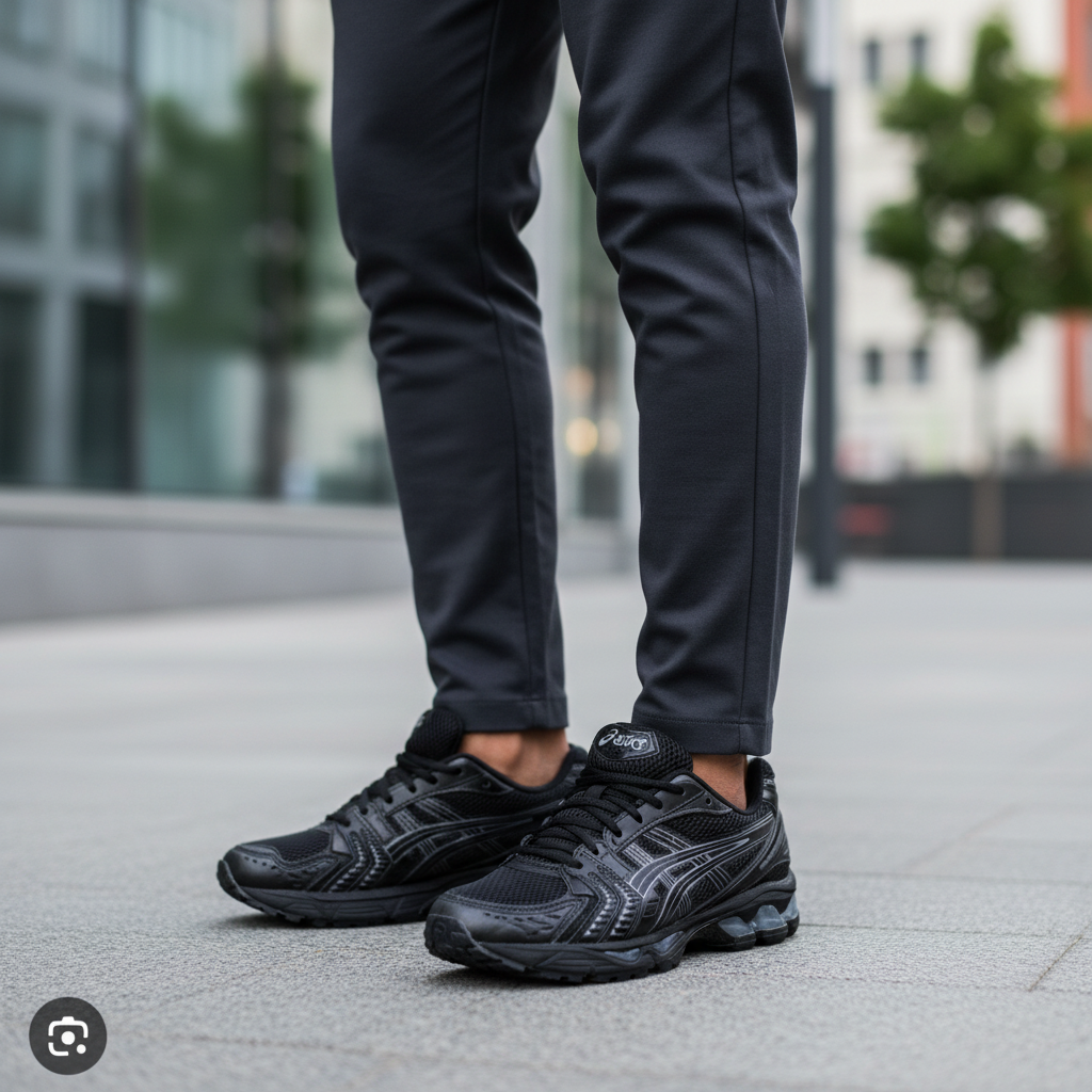 ASICS Gel-Kayano 14 Triple Black - Model Shot