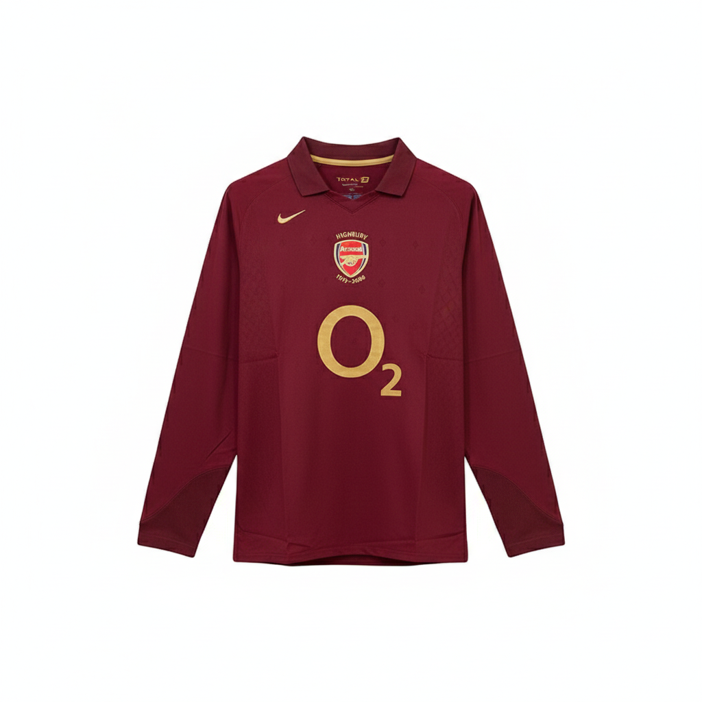 Arsenal FC x Nike Highbury Commemorative Long Sleeve Jersey – Ghost Mannequin